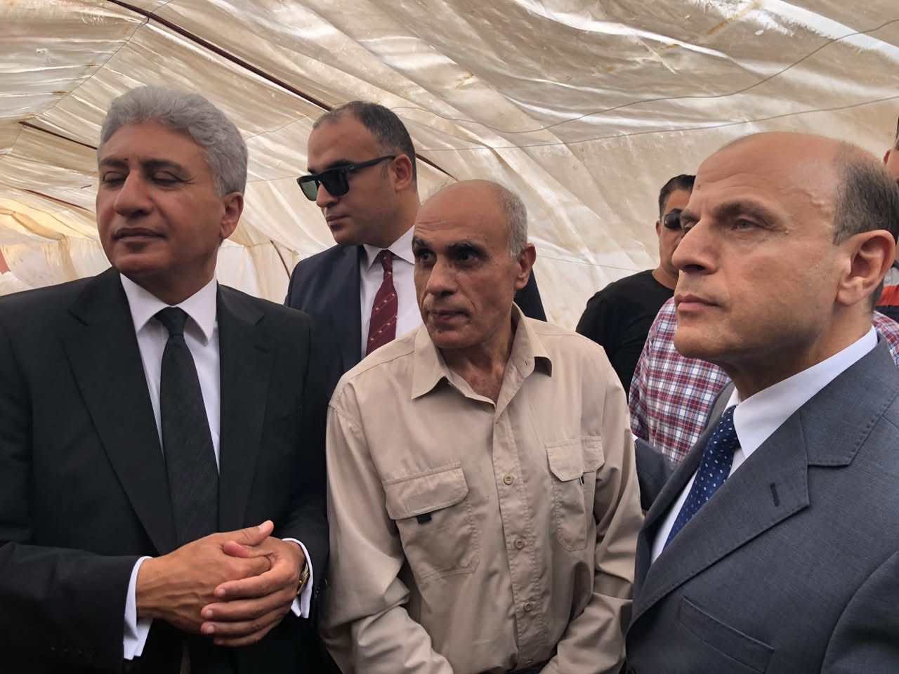 وزير السياحة ومكتشف تمثال رمسيس الثاني ومحافظ الغربية