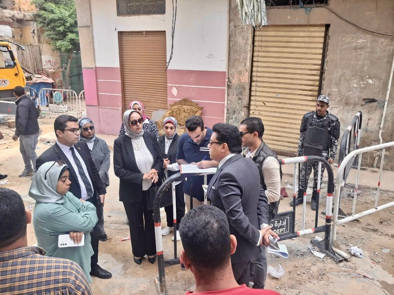 النيابة الإدارية تفحص واقعة ميل عقار أمبروزو المكون من 14 طابق بالإسكندرية (3)