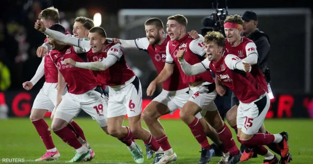ارسنال يودع كأس الرابطة بركلات الترجيح أمام فليتوود تاون