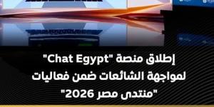 مجلس الوزراء يسلط الضوء على إطلاق منصة "شات EGYPT" لمواجهة الشائعات :اليوم السابع
