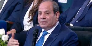 الرئيس السيسي: يعيش المصريون على 7% من مساحة البلاد.. والوضع غير إنساني