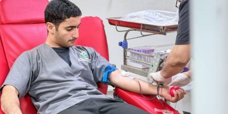 المعهد الصناعي وفرع التقنية بعفيف يشاركان في حملة للتبرع بالدم