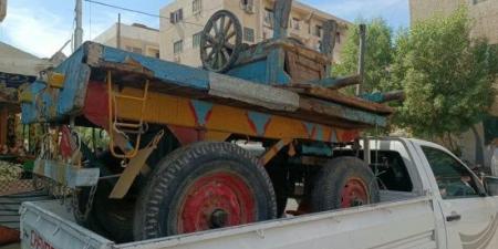 تحرير 86 محضراً ومصادرة مخالفات في حملة بحي شرق سوهاج