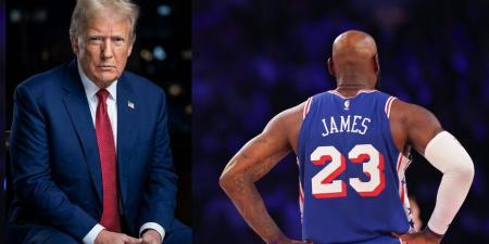 ليبرون جيمس يرد بسخرية على انتقاد ترامب تصرفاته أثناء عزف النشيد الوطني