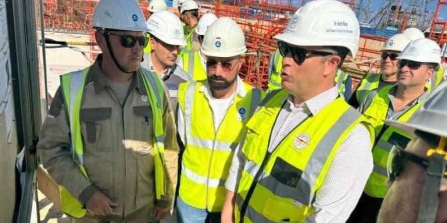 رئيس المحطات النووية يجرى جولة تفقدية لمتابعة الموقف التنفيذي بموقع بالضبعة :اليوم السابع