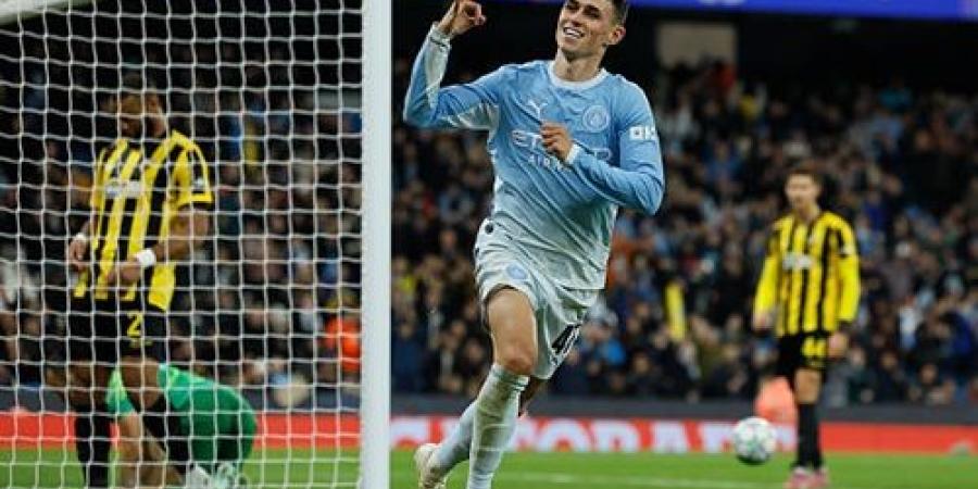 بهاتريك فودين.. مانشستر سيتي يكتسح أيك اليوناني في دوري أبطال أوروبا