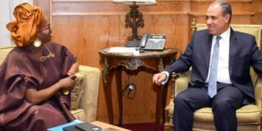 وزير الخارجية يبحث التعاون في مشروعات البنية التحتية مع مسئول بالاتحاد الأفريقي