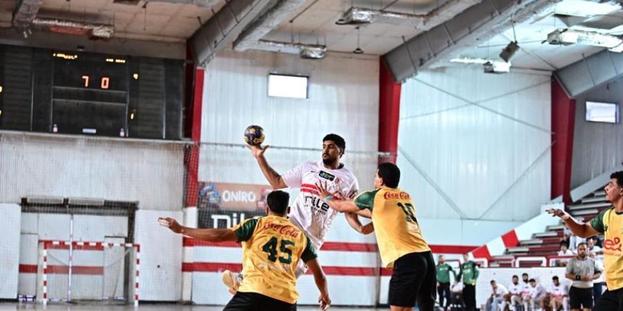 الزمالك يستهل مشواره في دوري المحترفين لكرة اليد بالفوز على المعادي